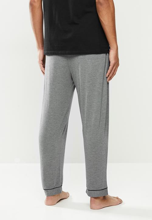 STYLE REPUBLIC - Hem detail sleep pant - dark grey