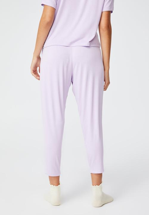 Cotton On - Sleep recovery pant - pastel lilac