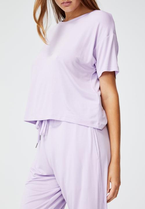 Cotton On - Sleep recovery pant - pastel lilac