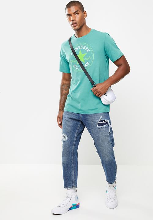 Converse - Chuck taylor patch graphic tee - harbor teal