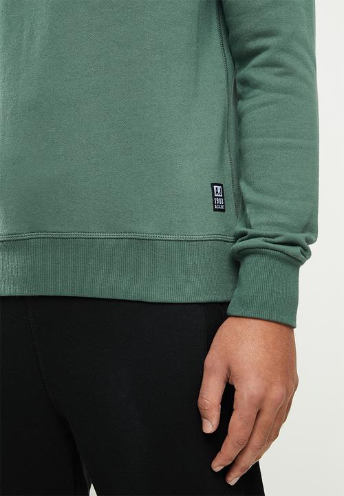 Aca Joe - Aca Joe fleece crew neck pullover - olive