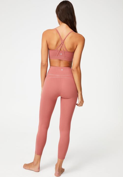 Cotton On - Stitched to perfection 7/8 tight - chestnut