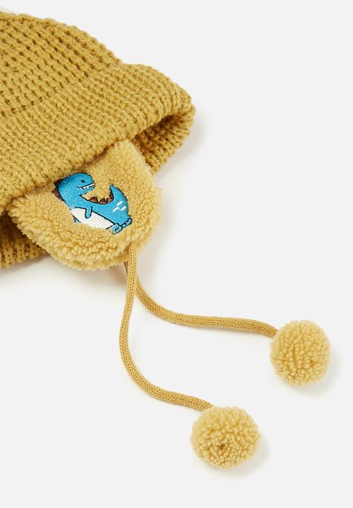 Pop Candy - Beanie & scarf set - mustard