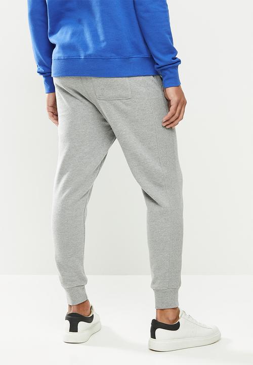 Aca Joe - Aca joe small logo jogger - grey 