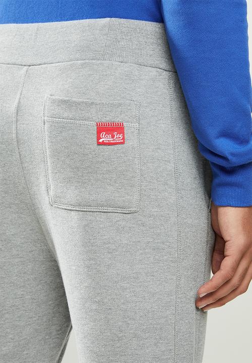 Aca Joe - Aca joe small logo jogger - grey 
