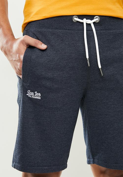 Aca Joe - Aca joe unbrushed 2.0 fleece shorts - navy 