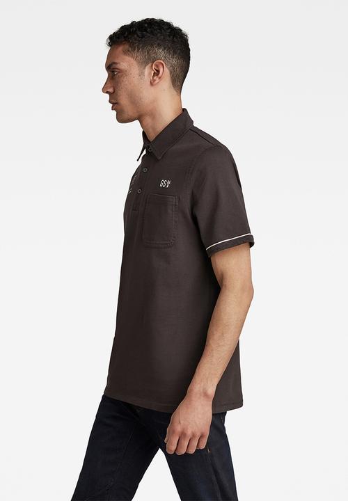G-STAR - Summer contrast polo - grey