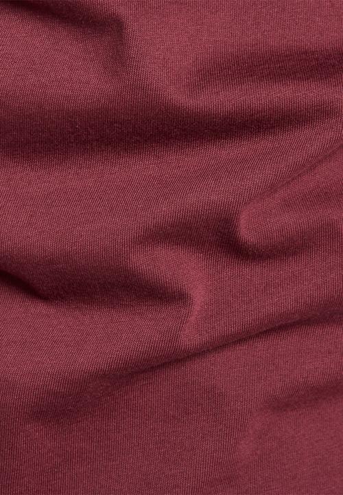 Reebok - Split vector short sleeve tee - maroon