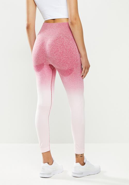 Missguided - Ombre seamless leggings - pink