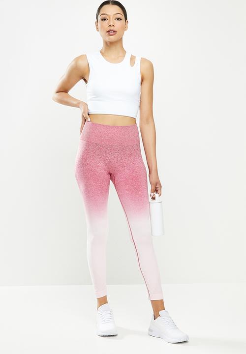 Missguided - Ombre seamless leggings - pink