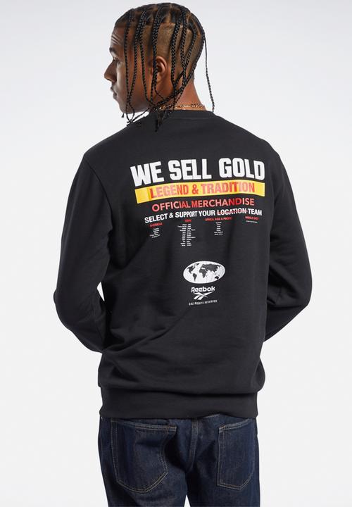 Reebok - Cl gp gold crew - black