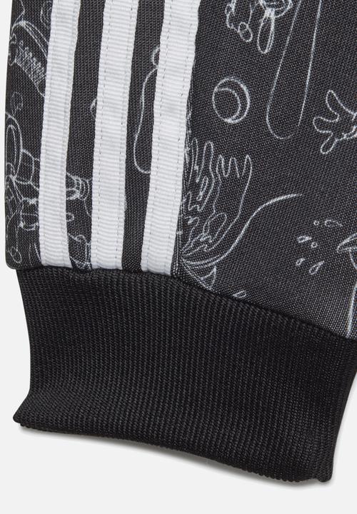 adidas Originals - Goofy set - black & white 