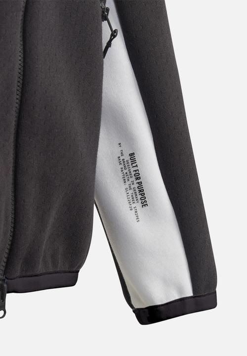 adidas Originals - Hooded track top - black & white 