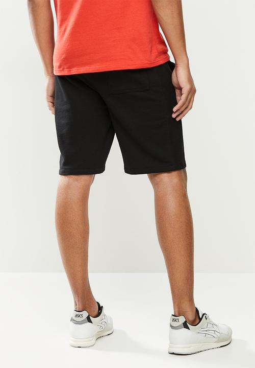 Aca Joe - Aca joe unbrushed 2.0 fleece shorts - black