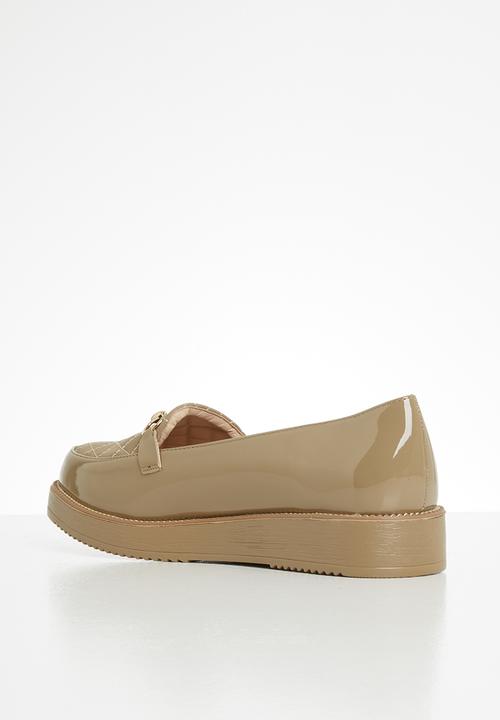 Seduction - Quilted chain loafer - taupe