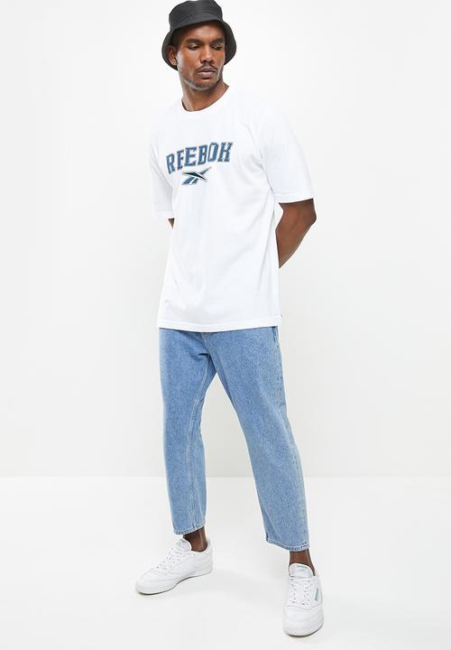 Reebok - Cl soft edge linear tee - white