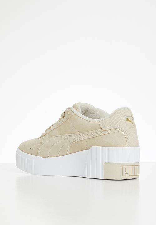 PUMA - Cali wedge soft wild wn's - eggnog-puma white-puma team gold