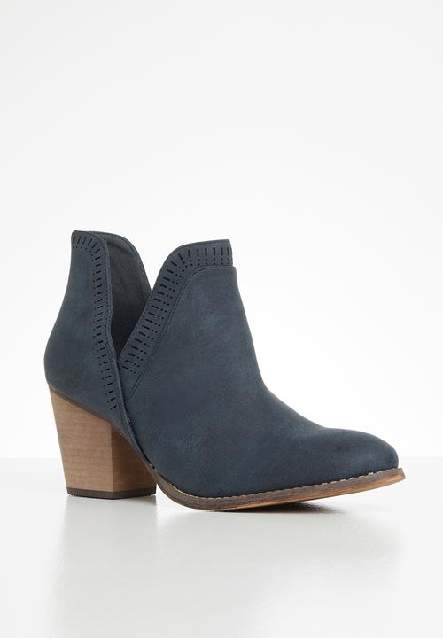 Seduction - Round toe ankle boot - navy