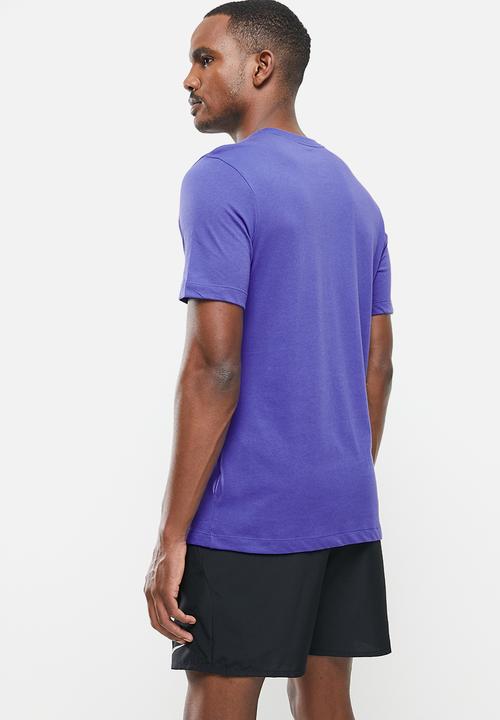 Nike - Nk df 6/1 gfx tee - blue