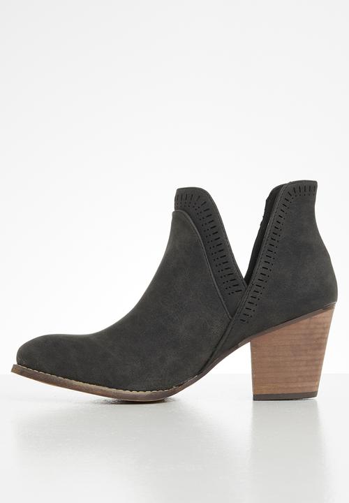 Seduction - Round toe ankle boot - black