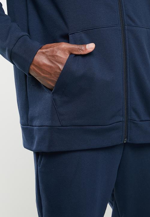 Nike - Nk df fleece hoodie  - navy & white