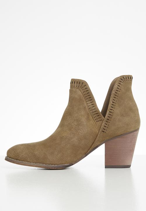 Seduction - Round toe ankle boot - taupe