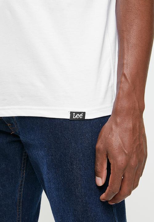 Lee  - Lee stamp tee - white