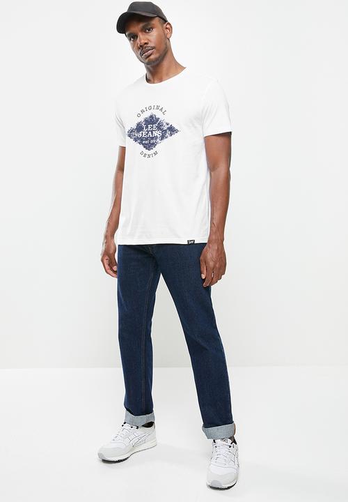 Lee  - Lee stamp tee - white
