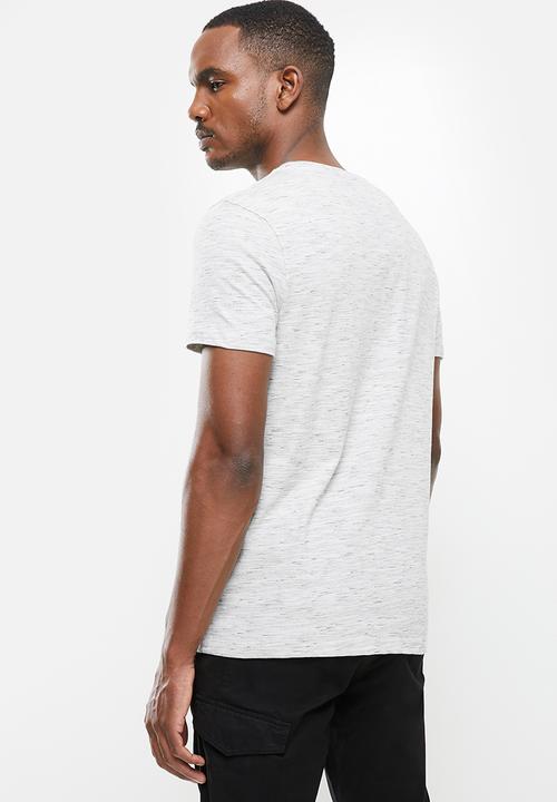 Lee  - Clothing company injection tee - white & black