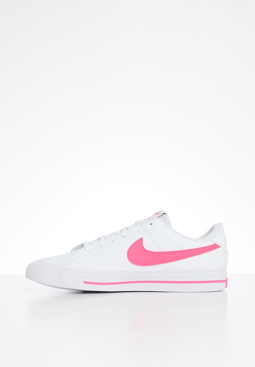 Nike - Nike court legacy - white & hyper pink