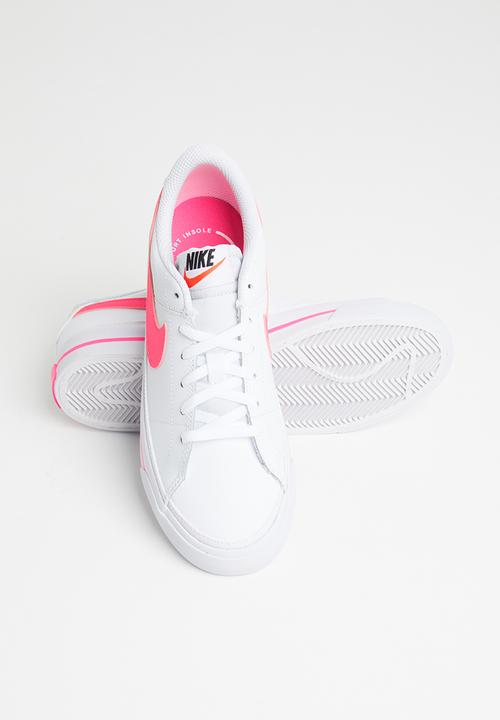 Nike - Nike court legacy - white & hyper pink