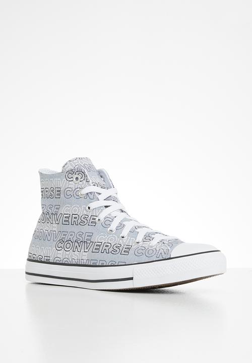 Converse - Chuck taylor all star wordmark graphic hi - gravel/black/white 