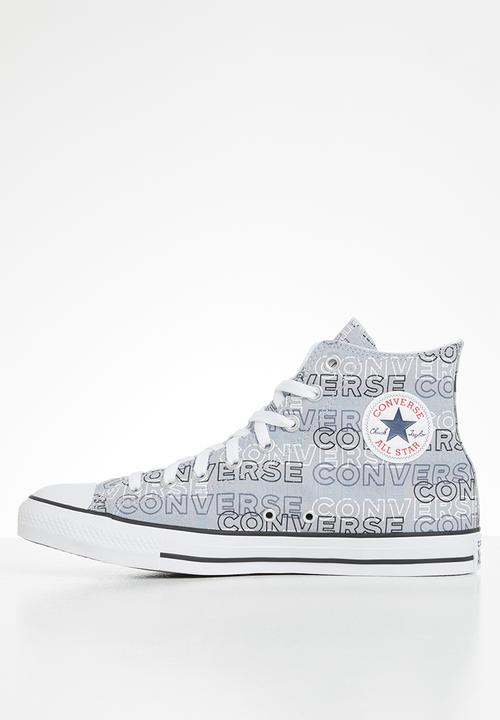 Converse - Chuck taylor all star wordmark graphic hi - gravel/black/white 