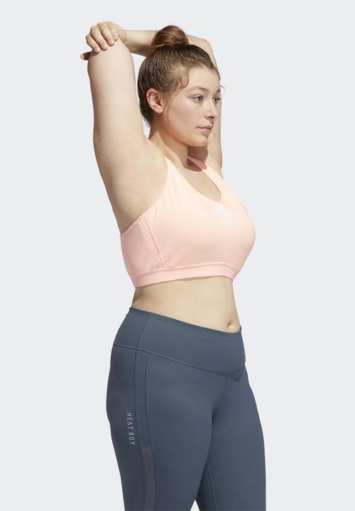 adidas Performance - Don't rest alphaskin padded bra - light flash orange