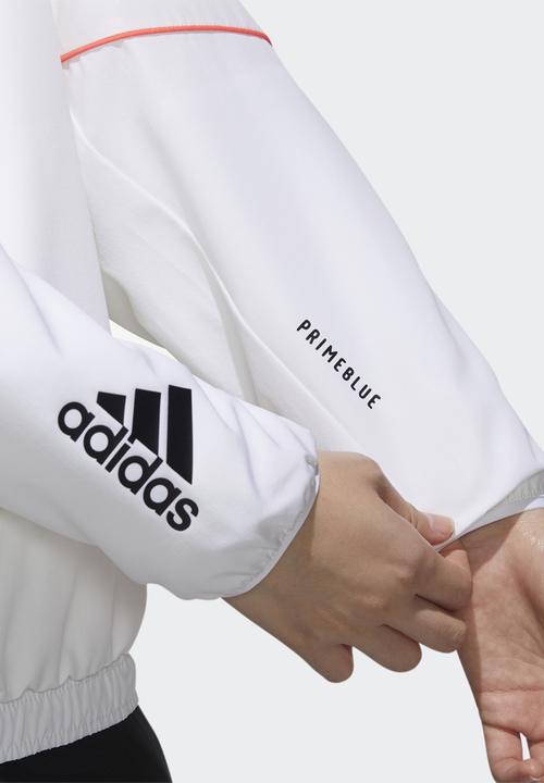 adidas Performance - Windbreaker jacket - white & black