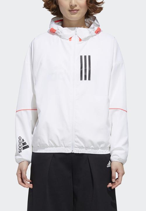 adidas Performance - Windbreaker jacket - white & black