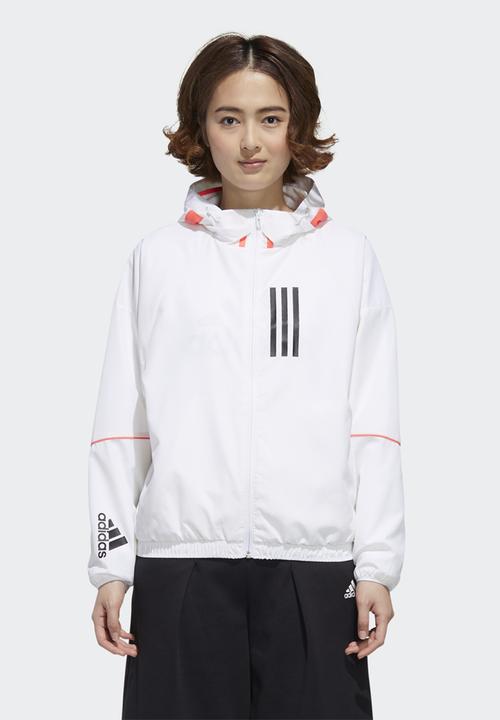 adidas Performance - Windbreaker jacket - white & black