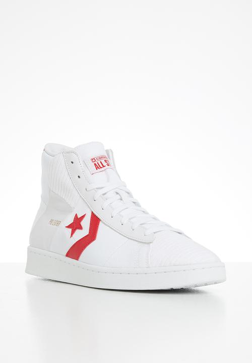 Converse - Pro leather parquet court hi - white/university red/white