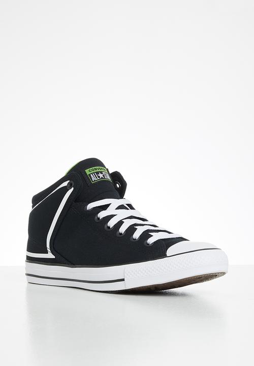 Converse - Chuck taylor all star high street canvas mid - black & white