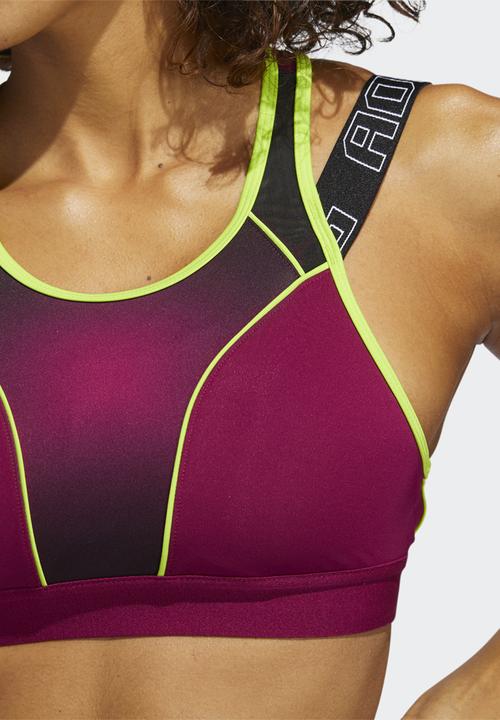 adidas Performance - Workout bra  medium support - power berry