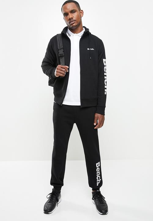 Bench - Maslow zip fleece - black