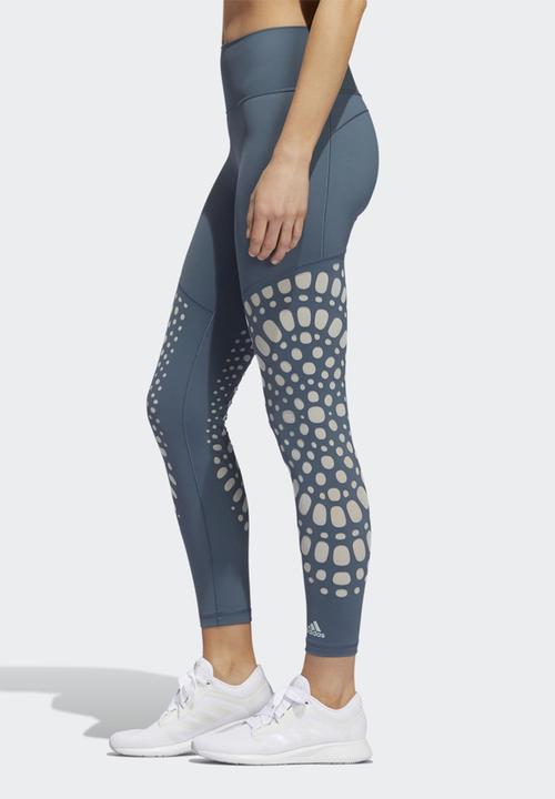 adidas Performance - Bt power 7/8 long tights - legacy blue/grey