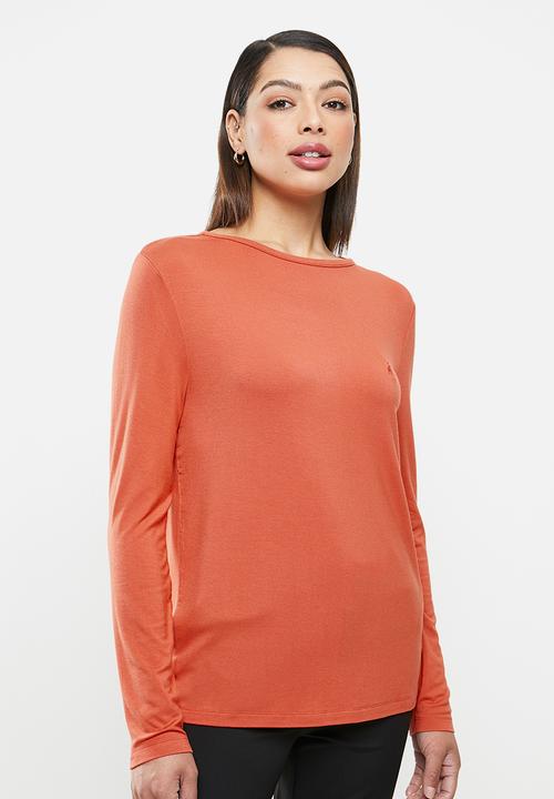 POLO - Toronto long sleeve basic T-shirt - orange