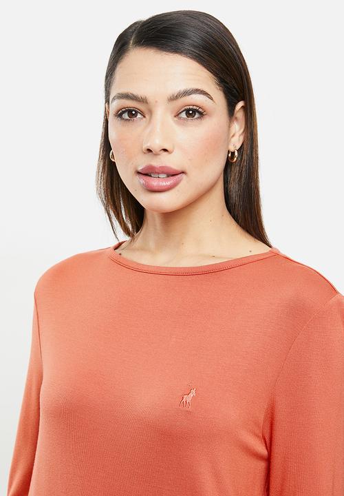 POLO - Toronto long sleeve basic T-shirt - orange