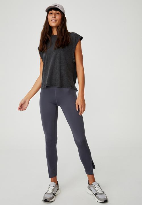 Cotton On - The elite full length tight - pewter grey