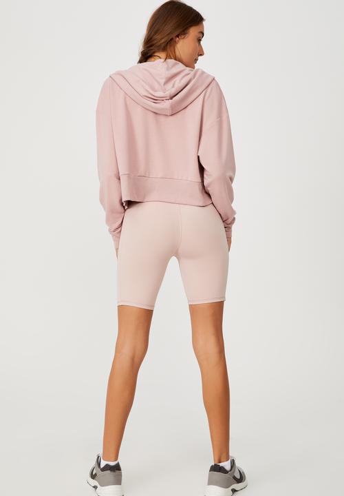 Cotton On - The elite mid length bike short - almond pink