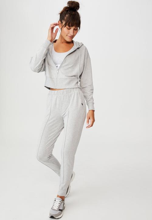 Cotton On - The ultra soft zip through hoodie - grey