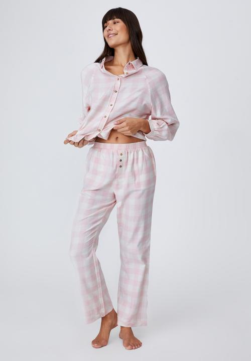 Cotton On - Warm flannel sleep pant - gingham check