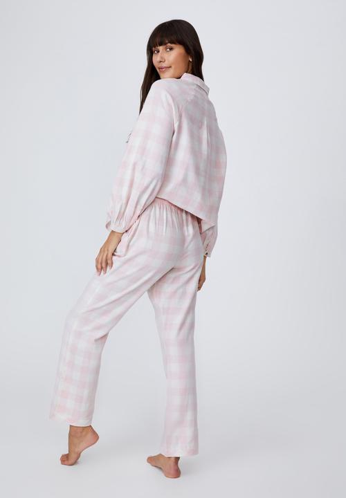 Cotton On - Warm flannel sleep pant - gingham check
