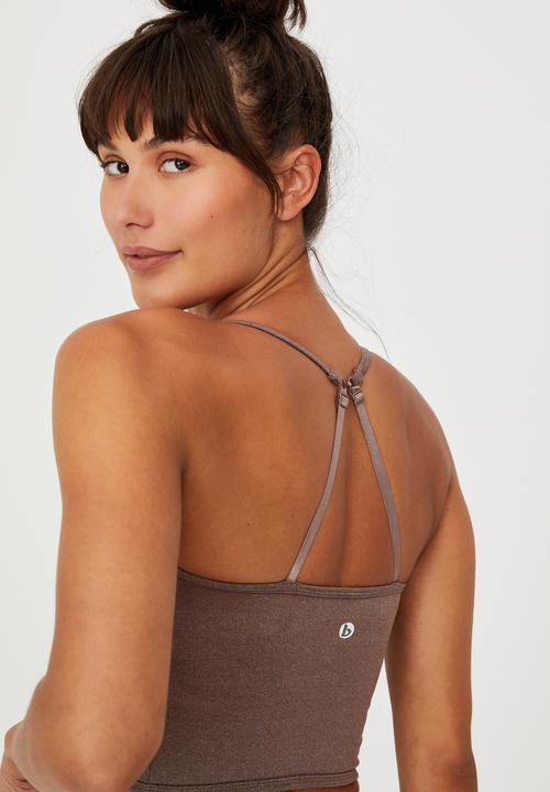 Cotton On - Winter cross front vestlette - raw umber marle